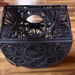 House of Harlow Woven Blue Bag